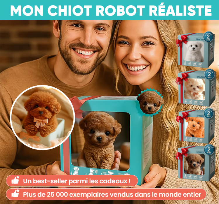 Chiot robotique réaliste